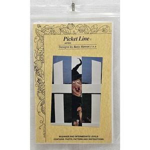 Witch VTG Picket Line Painting Herron UNCUT